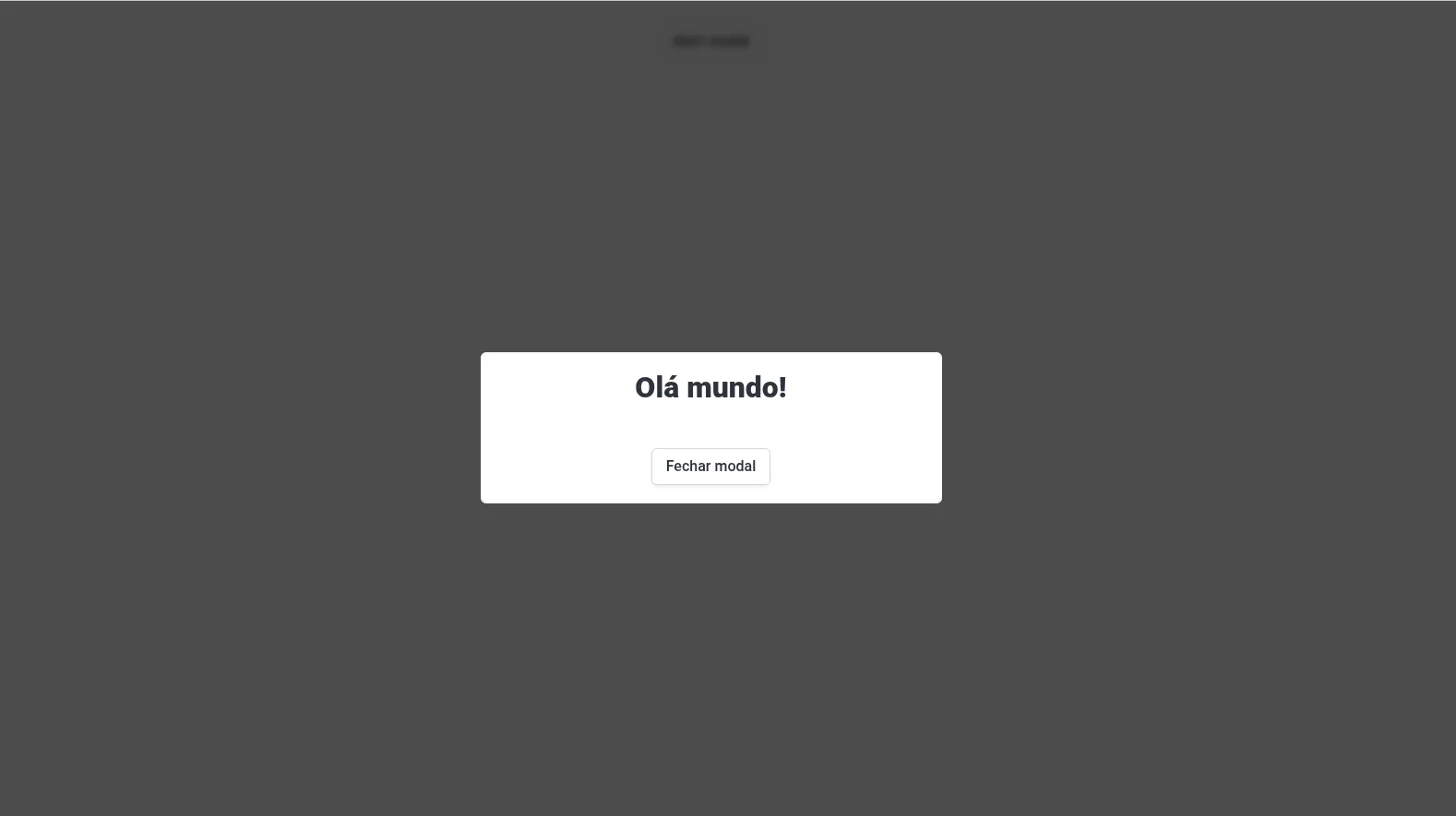 Elemento dialog html com estilização css via bulma